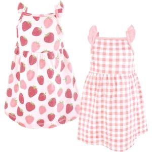 imageLuvable Friends Hudson Baby Sleeveless Dresses 2pkBerry Heart