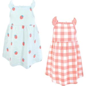 imageLuvable Friends Hudson Baby Sleeveless Dresses 2pkBerry Plaid
