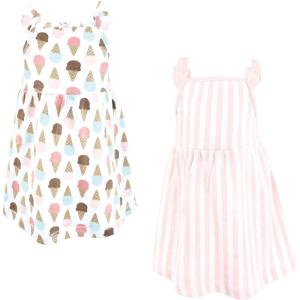 imageLuvable Friends Hudson Baby Sleeveless Dresses 2pkButtercream Swirl