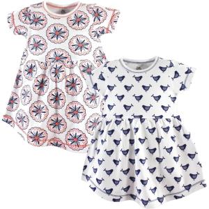 imageLuvable Friends Hudson Baby Sleeveless Dresses 2pkFloral Burst