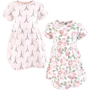 imageLuvable Friends Hudson Baby Sleeveless Dresses 2pkPink Paris Dream