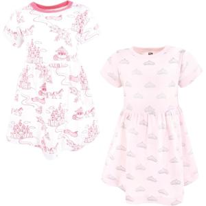 imageLuvable Friends Hudson Baby Sleeveless Dresses 2pkPink Royal Tale
