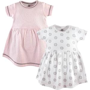 imageLuvable Friends Hudson Baby Sleeveless Dresses 2pkPink Swirl