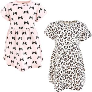 imageLuvable Friends Hudson Baby Sleeveless Dresses 2pkRosy Spotted Love