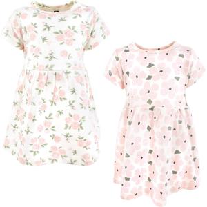 imageLuvable Friends Hudson Baby Sleeveless Dresses 2pkSage Rose Garden