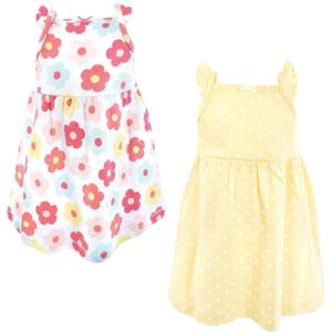 imageLuvable Friends Hudson Baby Sleeveless Dresses 2pkSunny Blossom