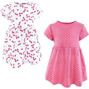 imageLuvable Friends Hudson Baby Sleeveless Dresses 2pkSweet Cherry
