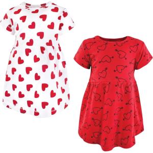 imageLuvable Friends Hudson Baby Sleeveless Dresses 2pkSweetheart Pattern
