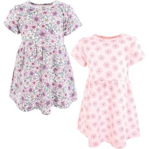 imageLuvable Friends Hudson Baby Sleeveless Dresses 2pkViolet Bloom Floral