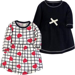 imageLuvable Friends Touched by Nature LongSleeve Dresses 2pkBlack With Scarlett Hearts