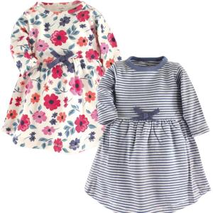 imageLuvable Friends Touched by Nature LongSleeve Dresses 2pkBlue Meadow Blossom