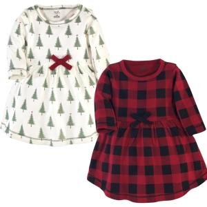 imageLuvable Friends Touched by Nature LongSleeve Dresses 2pkForest Check