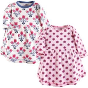 imageLuvable Friends Touched by Nature LongSleeve Dresses 2pkPink Abstract Floral