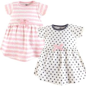 imageLuvable Friends Touched by Nature ShortSleeve Dresses 2pkBlush Charcoal Sketch