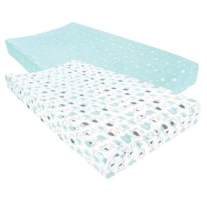 imageLuvable Friends Unisex Baby Fitted Changing Pad Cover Girl Basic Elephant One SizeBoy Basic Elephant