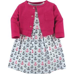 imageLuvable Friends babygirls Dress and CardiganAnchors