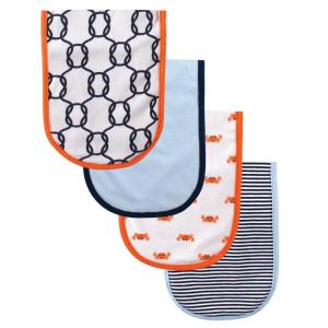 imageLuvable Friends Unisex Baby Cotton Burp Coths with Waterproof Inner Layer Boy One SizeBoy