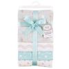 imageLuvable Friends Unisex Baby Cotton Flannel Receiving Blankets Tribe 4Pack One SizeBasic Elephant 4pack