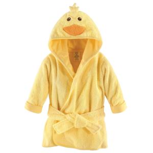 imageLuvable Friends Unisex Baby Cotton Animal Face Bathrobe Duck One SizeDuck