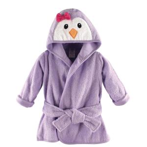 imageLuvable Friends Unisex Baby Cotton Animal Face Bathrobe Duck One SizeGirl Penguin