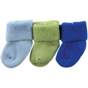 imageLuvable Friends Unisex Baby Socks SetBlue Solid