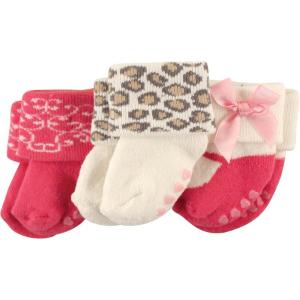 imageLuvable Friends Unisex Baby Socks SetPink Leopard