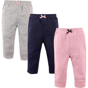 imageLuvable Friends 3 Pack Tapered Ankle PantsLight Pink Navy
