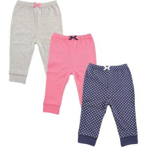 imageLuvable Friends 3 Pack Tapered Ankle PantsNavy Polkadot