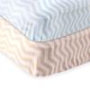 Tan Chevron/Blue Chevron