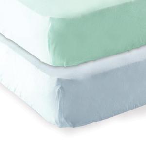 imageFitted Crib Sheet 2PackBlueMint
