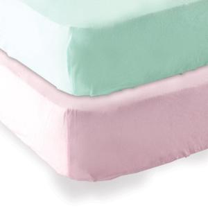 imageFitted Crib Sheet 2PackPinkMint