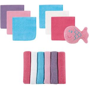 imageLuvable Friends Unisex Baby Cotton Rich Washcloths Pink Solid One SizePink Solid