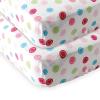 imageFitted Crib Sheet and Fitted Pack N Play Crib SheetPink Geo