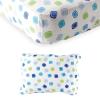 imageFitted CribSheet and Pillow CaseBlue Geo