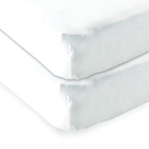 imageFitted Crib Sheet Portable Crib Sheet Pack N Play Sheet amp Pillow CaseWhite