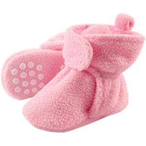 imageLuvable Friends Unisex Baby Cozy Fleece BootiesLight Pink